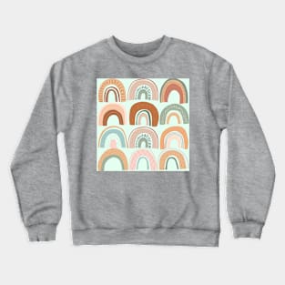 Pastel rainbow pattern Crewneck Sweatshirt